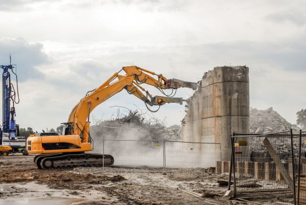 Silo Demolition in Simpsonville