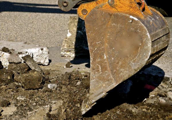 Cement Pad Demolition in Simpsonville