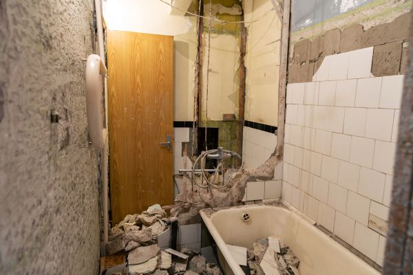 Shower Tile Demolition in Simpsonville